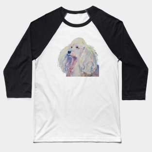 Poodle - standard - white Baseball T-Shirt